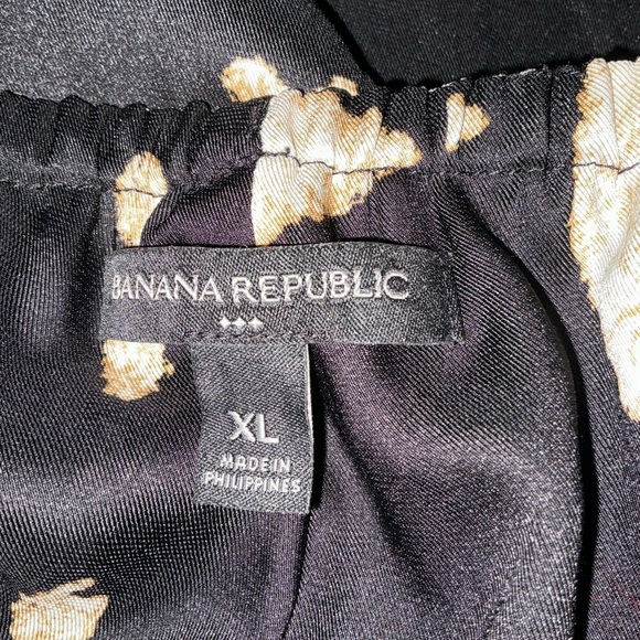 Banana Republic Elegant Black and Cream Halter Jumpsuit Size XL - Picture 14 of 16